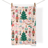 Nutcracker Ballet Christmas Cotton Tea Towel
