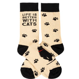 Life Is Better With Cats Socks
