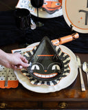 VHP1141 - Vintage Halloween Character Paper Plate Set