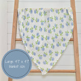 You Had Me At Hydrangea Baby Muslin Swaddle Blanket