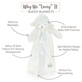 SIMPLE Kiddo Lamb Buddy Blanket