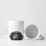 Peeking Lab 1 (Black) Mug
