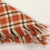 Fall Plaid Medium Pet Bandana Set