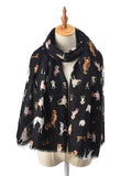 Scarvii - Cute Cartoon Dog Pattern Scarf: XB939-3#