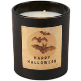 Happy Halloween Bats Candle