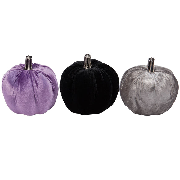 Moody Velvet Pumpkin Set