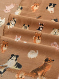 Scarvii - Cute Cartoon Dog Pattern Scarf: XB939-2#