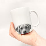 Peeking Lab 8 (Yellow2) Mug