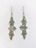Black Bat Earrings: Black