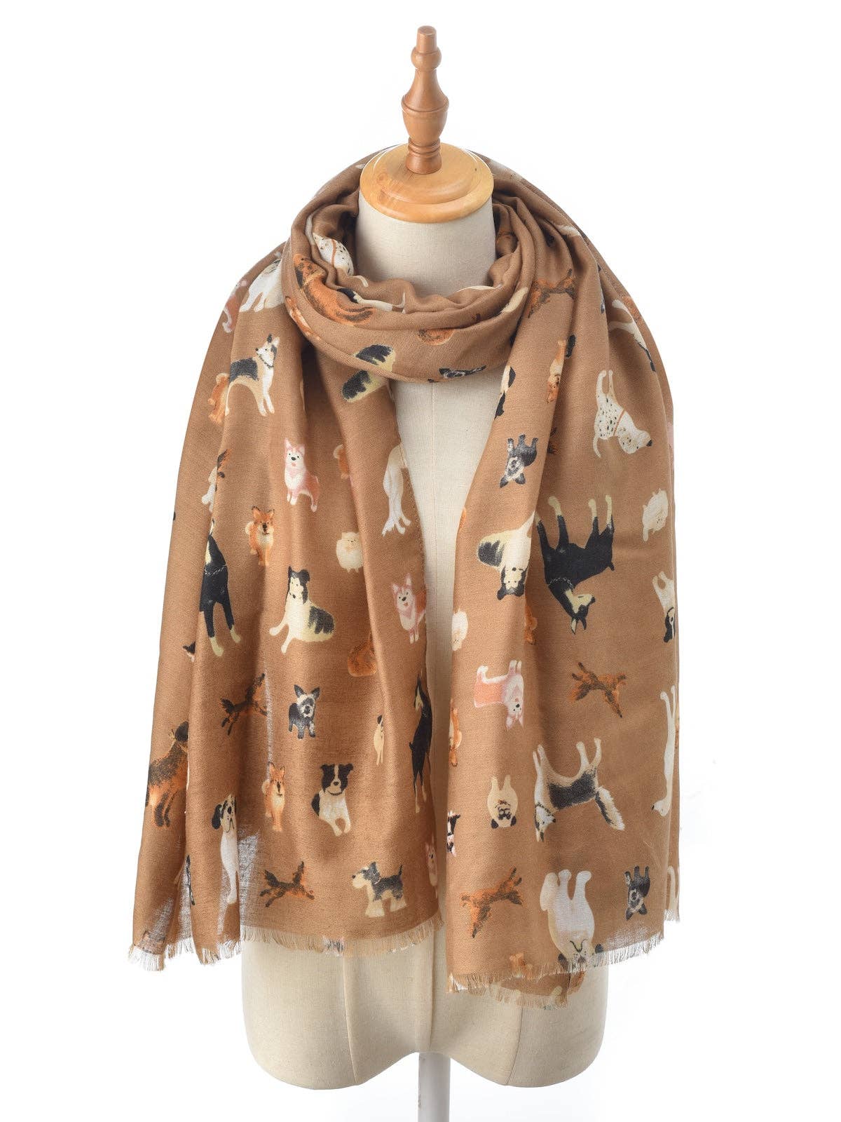 Scarvii - Cute Cartoon Dog Pattern Scarf: XB939-3#