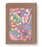 Ribbon Candy Boxed Holiday Cards - Set of 10