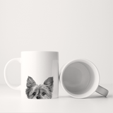 Peeking Yorkie Mug