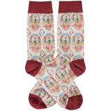 Farmhouse Floral Socks