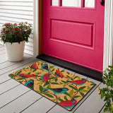 Colourful Birds Doormat-18x30"L-3194