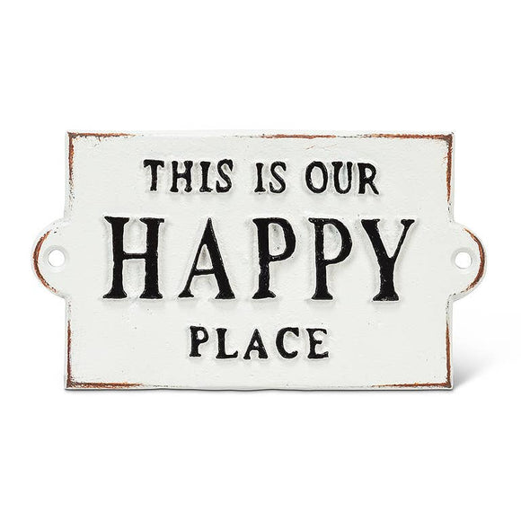 Happy Place Sign-White-5.5