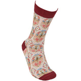 Farmhouse Floral Socks
