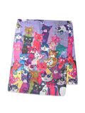Scarvii – Cartoon Cat Print Scarf: Orange