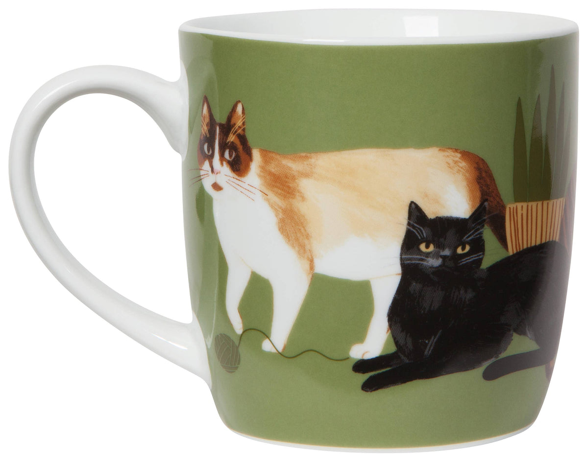 Cat Collective Porcelain Mug