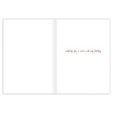 Sleeping Cat Peaceful Christmas Holiday Card