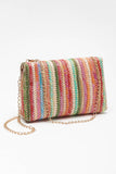 Bohemian Woven Gold Chain Shoulder Bag: As shown / Missy / Standard