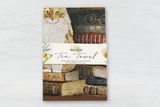 Cats on Books 2 Tea Towel
