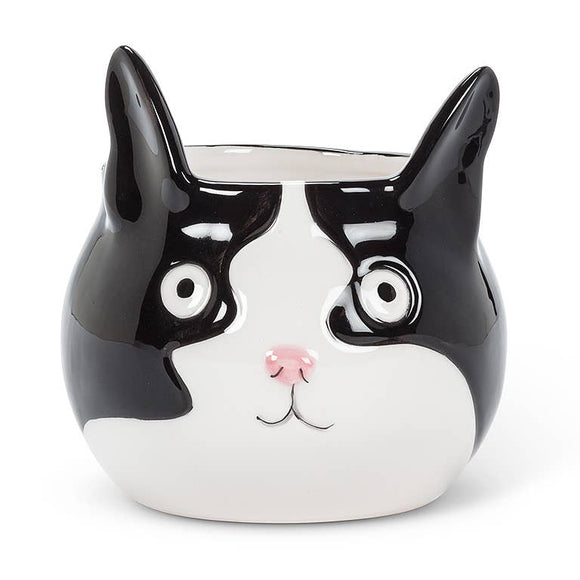 Lg Cat Head Planter-4