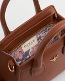 FABLE Deco Blooms Mini Tan Tote