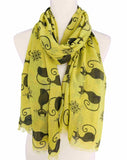 7 Colors--JC021247 Cat Scarf: Orange