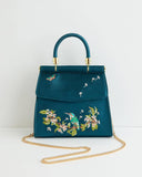 FABLE Morning Song Kingfisher Mini Teal Tote