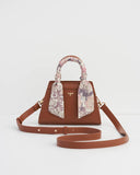 FABLE Deco Blooms Mini Tan Tote