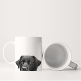 Peeking Lab 3 (Black) Mug