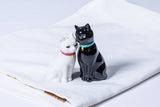 Cuddling Cat Salt & Pepper-3.75"H-1712