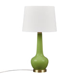 Green Ceramic Genie Table Lamp