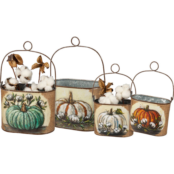 Pumpkins Bucket Set