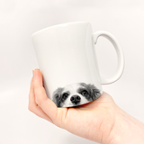 Peeking Cavalier King Charles Spaniel 1 Mug