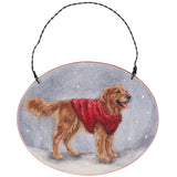 Cozy Golden Ornament