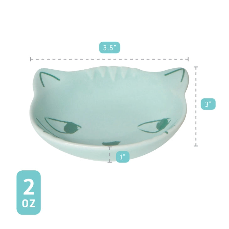 Purrfect Shaped Pinch Bowls Set of 6 Cat Dishes