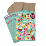 Vintage Ornaments Boxed Holiday Cards - Set of 10