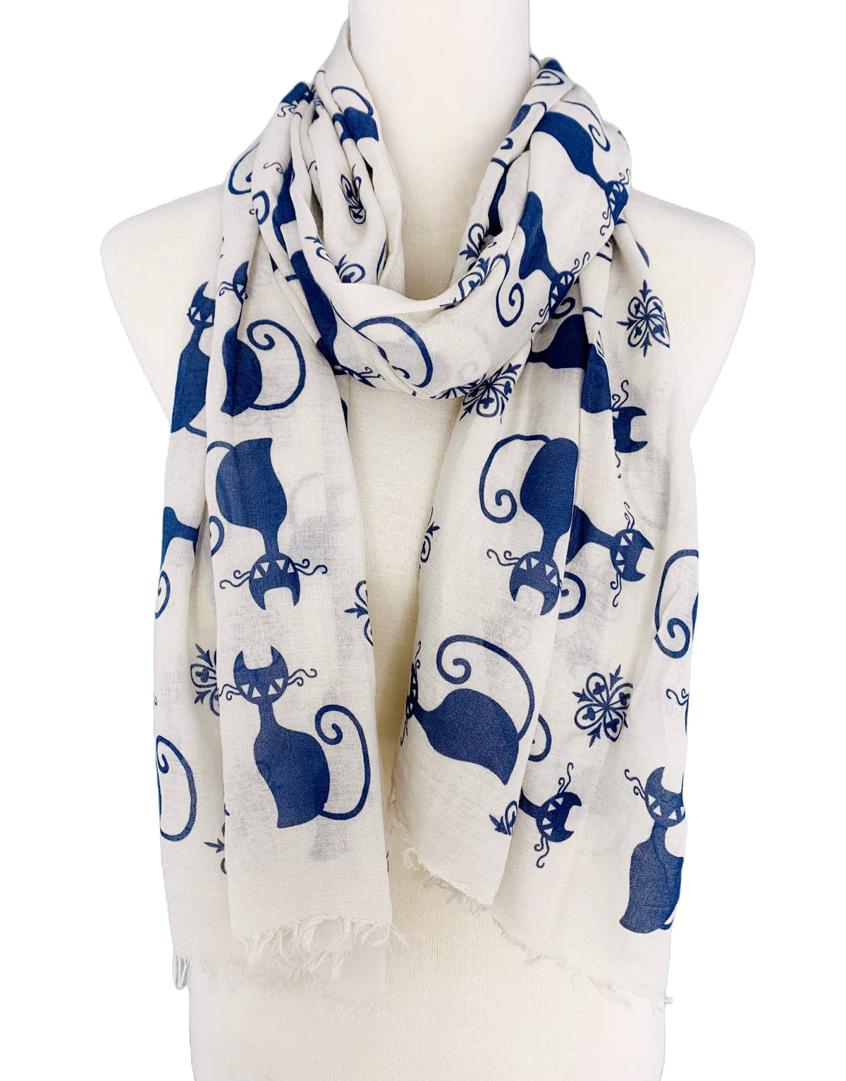 7 Colors--JC021247 Cat Scarf: Orange