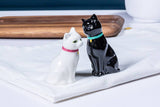 Cuddling Cat Salt & Pepper-3.75"H-1712