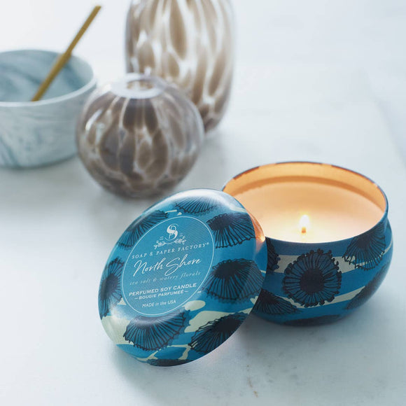 North Shore Small Tin Soy Candle