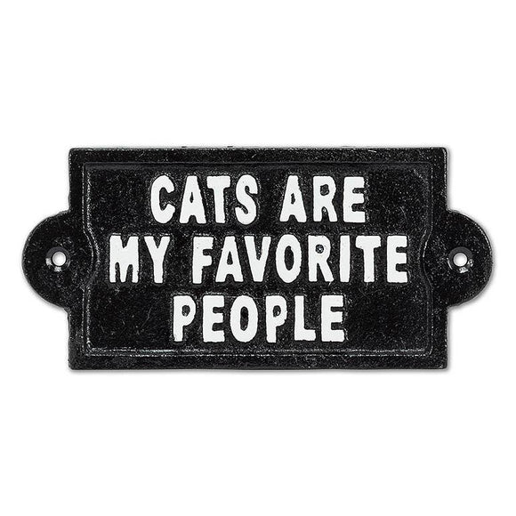 Cats are my Favorite Sign-Black-6