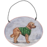 Cozy Goldendoodle Ornament