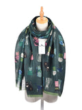 Scarvii - Cute Cartoon Cat Pattern Scarf: XB936-6#
