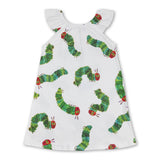 Flutter sleeves caterpillar baby girls summer romper: Girl romper / 6-12M