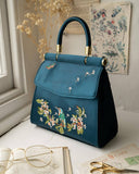 FABLE Morning Song Kingfisher Mini Teal Tote