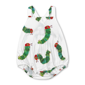 Flutter sleeves caterpillar baby girls summer romper: Straps romper / 12-18M