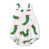 Flutter sleeves caterpillar baby girls summer romper: Girl romper / 6-12M