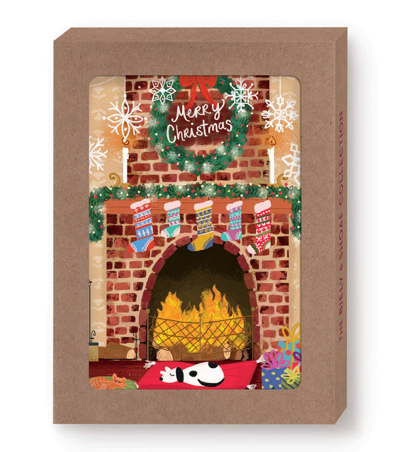 Holiday Hearth Christmas Boxed Holiday Cards - Set of 10