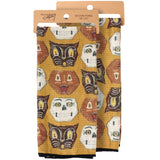 Halloween Faces Kitchen Towel
